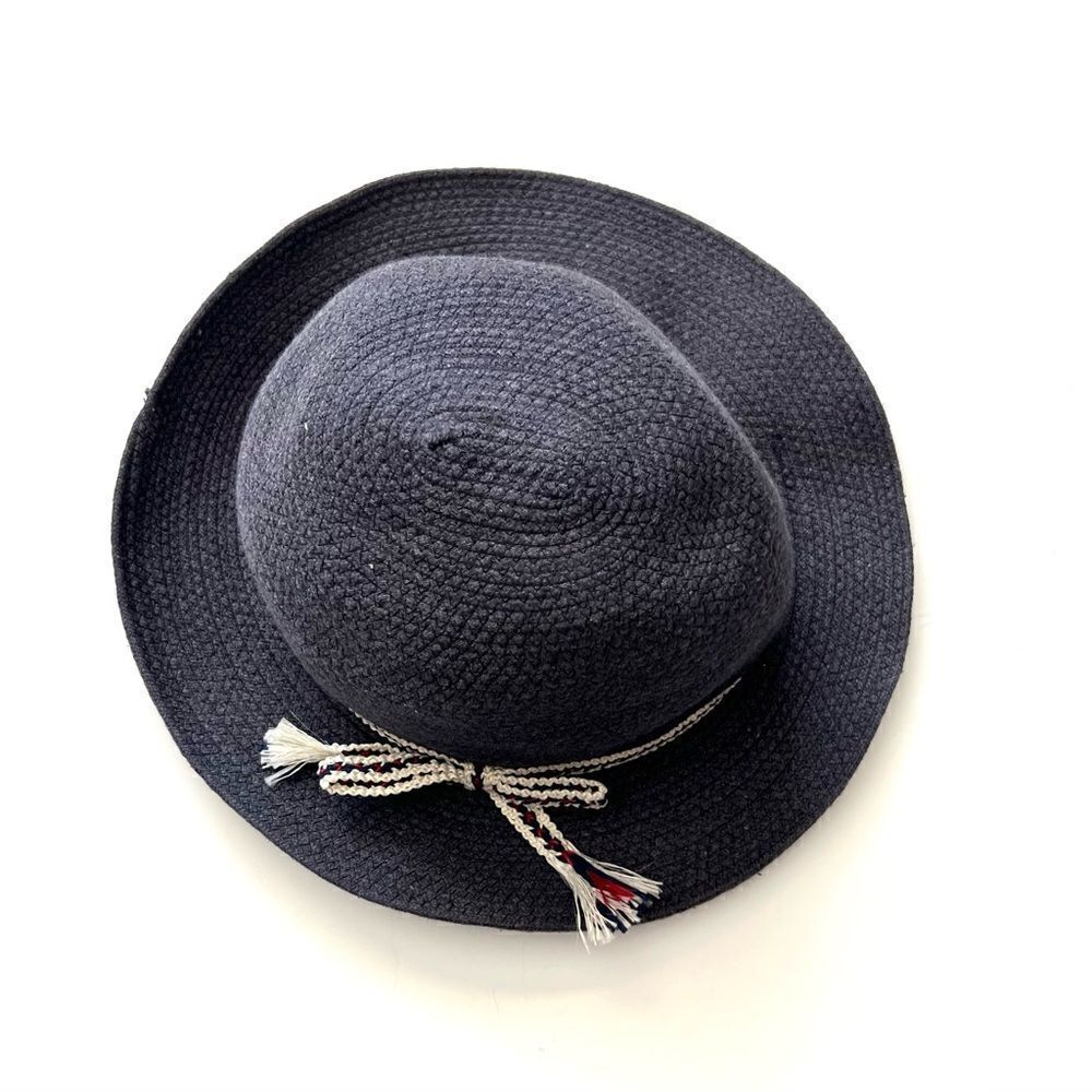 Hat Attack Navy Woven Cotton Hat